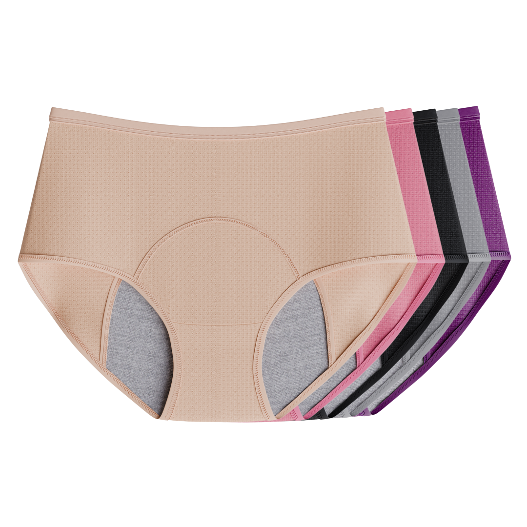 SlipSecure™ | Comfortabel Lekvrij Ondergoed | 3+2 GRATIS